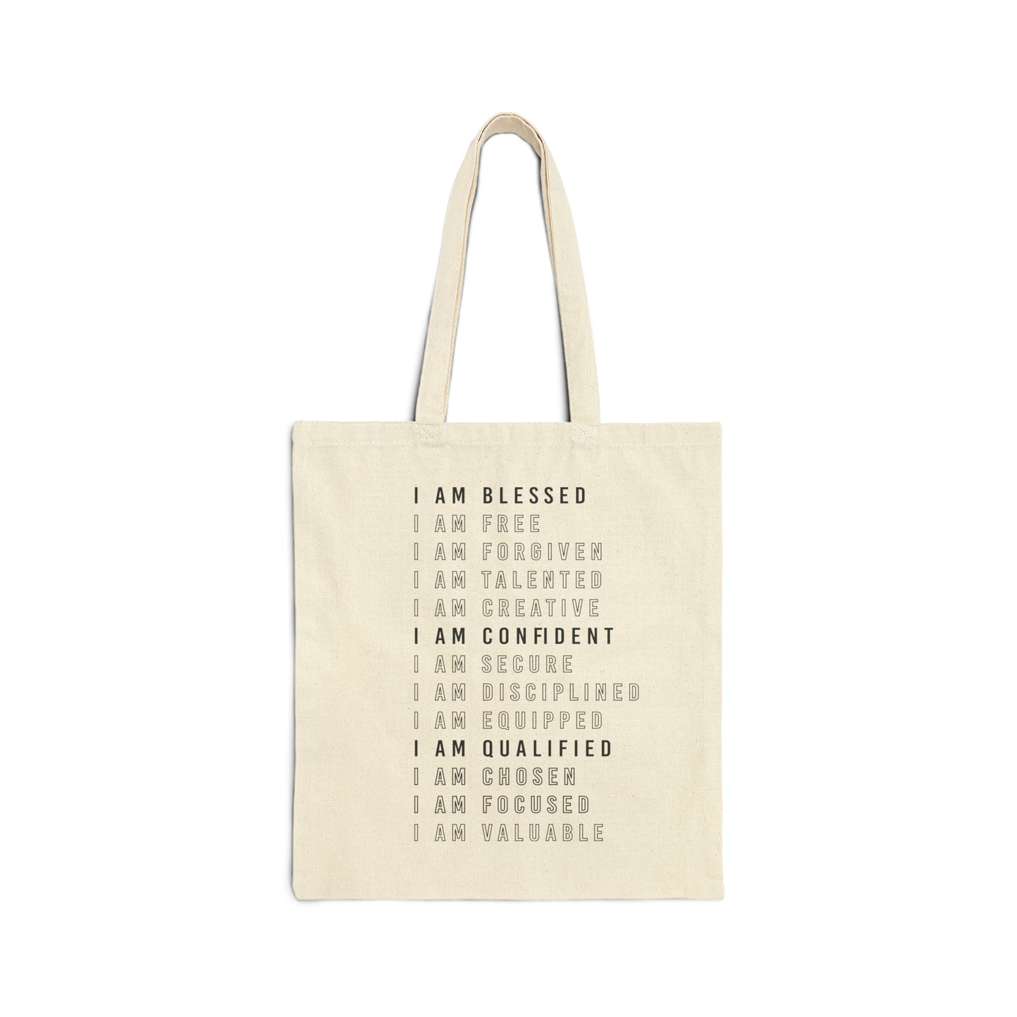 I AM BLESSED TOTE