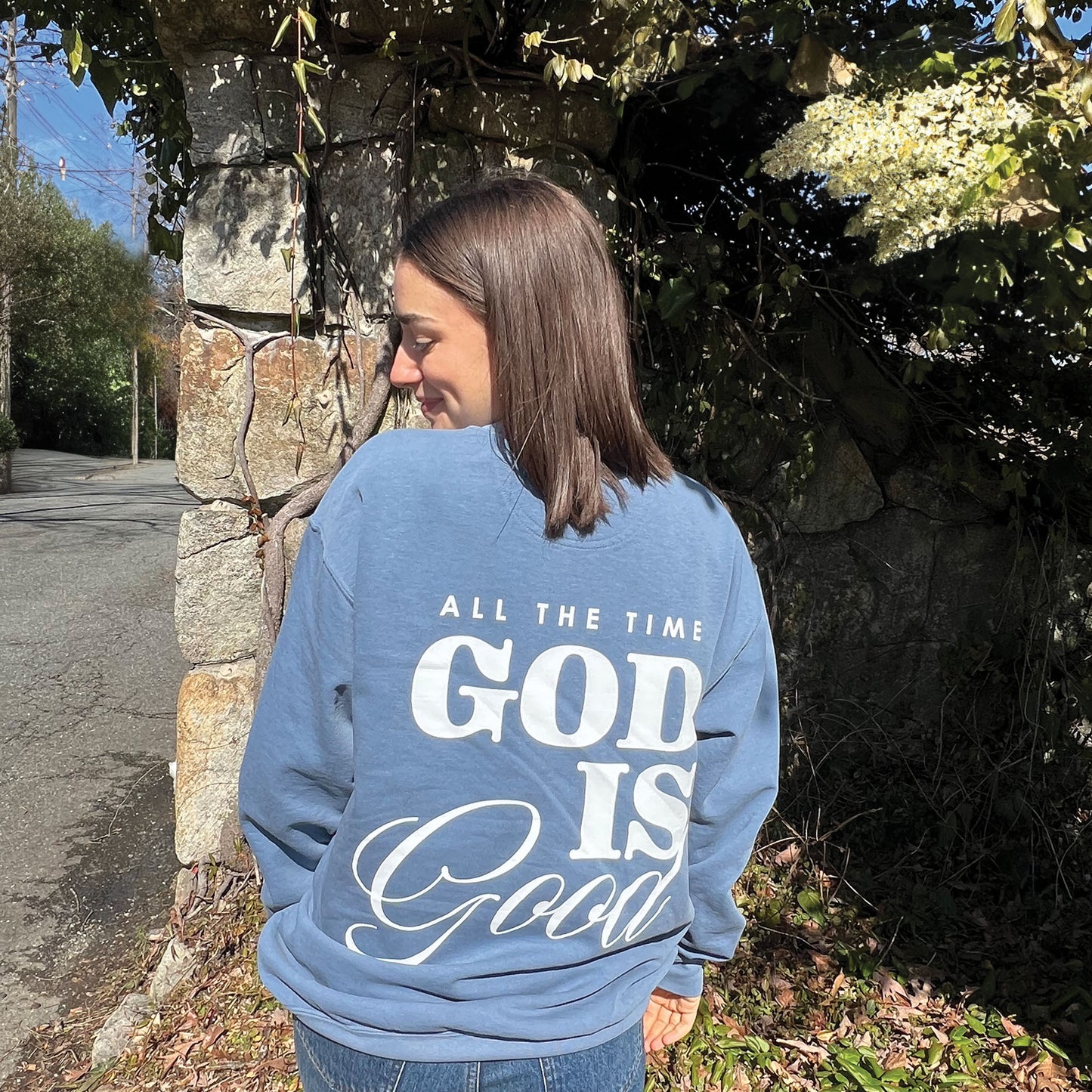 GOD IS GOOD CREWNECK